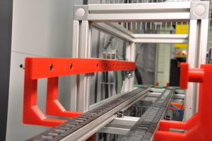 3D printede elementer til produktionsflow på transportbånd