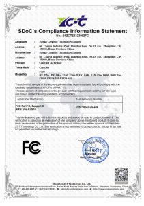 FCC certifikat - 3D printer forhandler