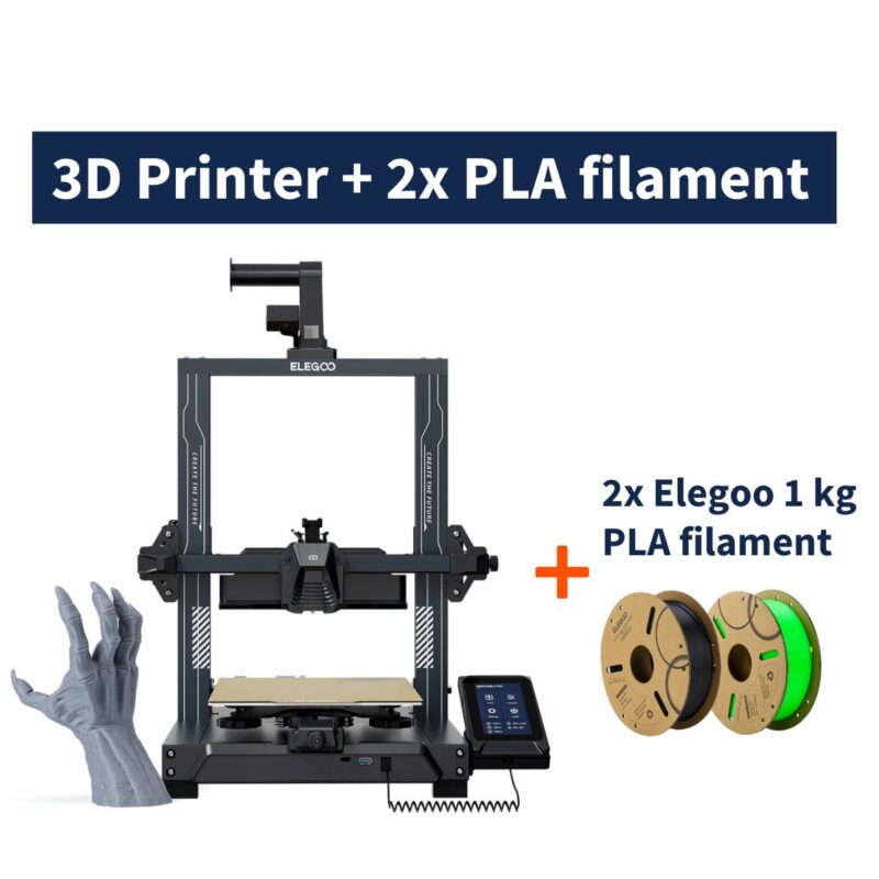 Elegoo Neptune 4 Pro 3D Printer + 2x PLA filament