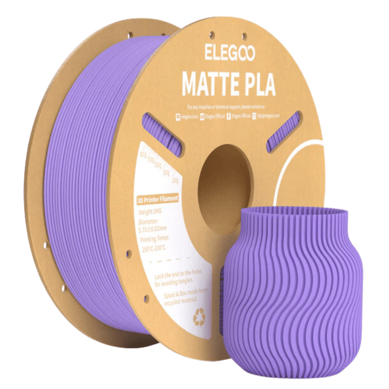 Elegoo PLA Matte Filament Lavender Purple