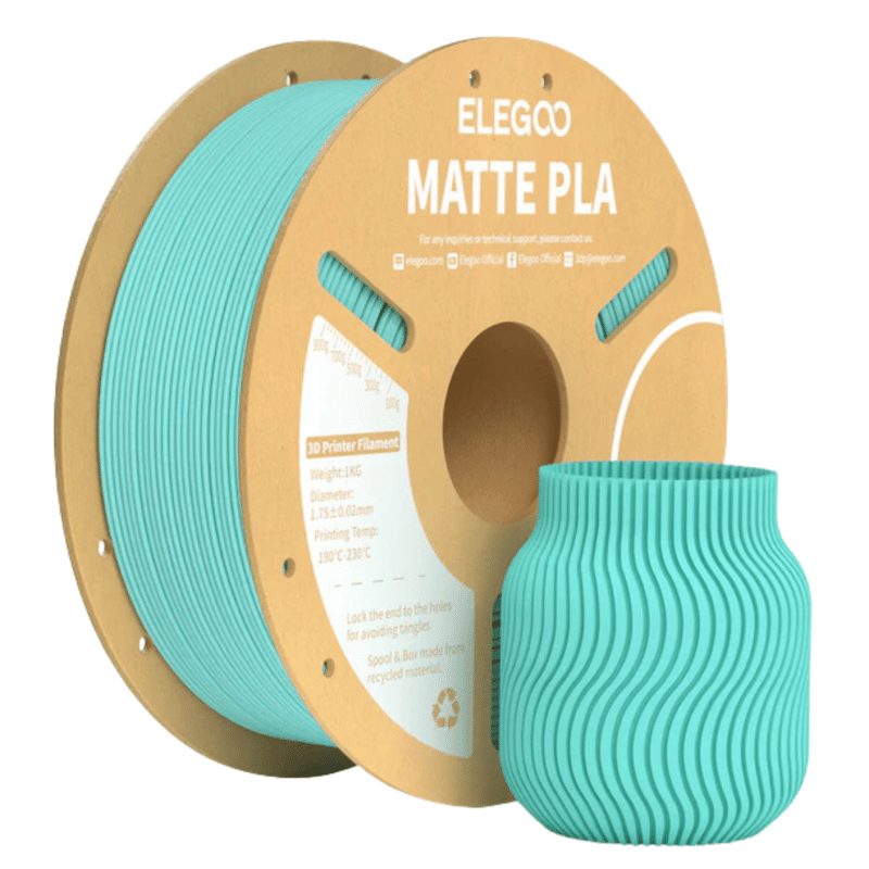 Elegoo PLA Matte Filament Teal Green