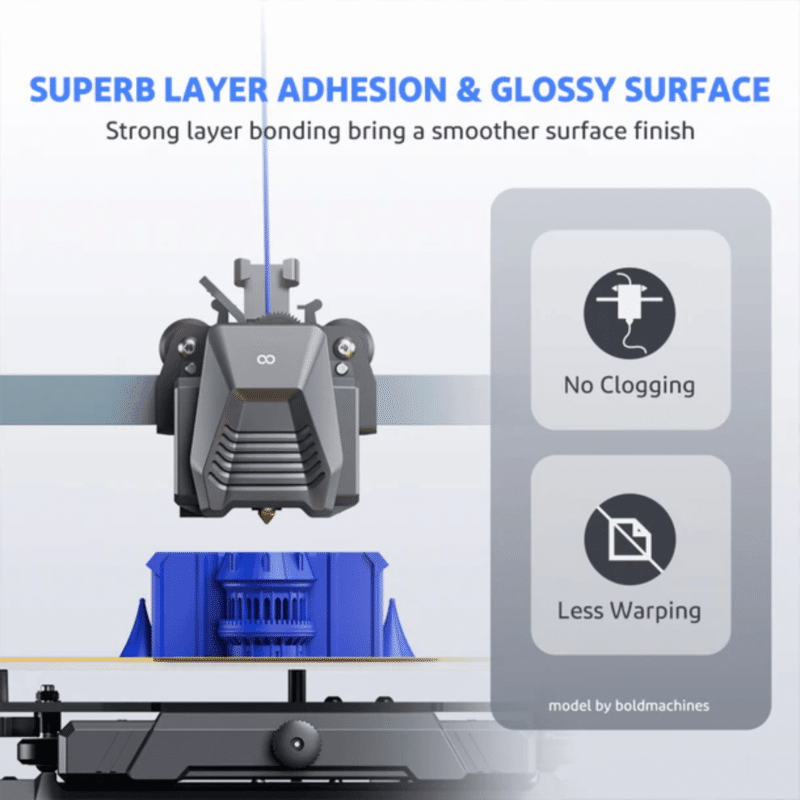 Elegoo PLA+ filament flot overflade