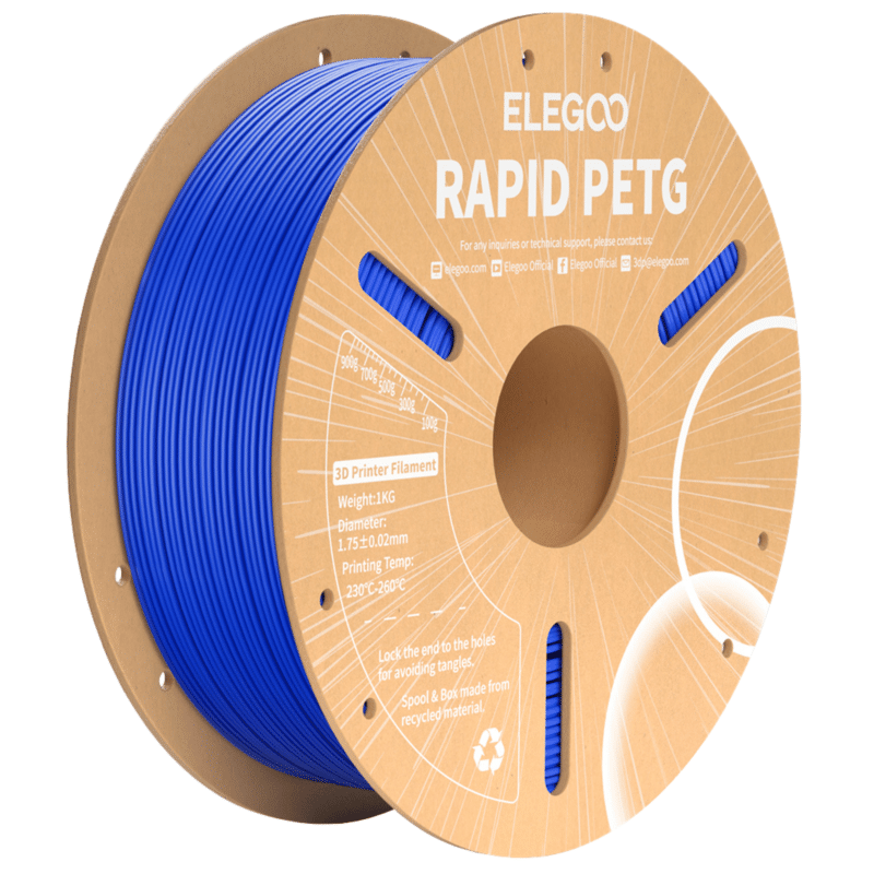 Elegoo Rapid PETG filament blå