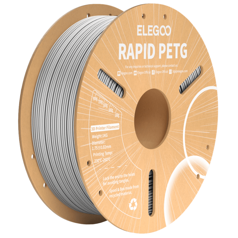 Elegoo Rapid PETG filament grå