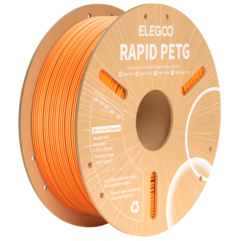 Elegoo Rapid PETG filament orange