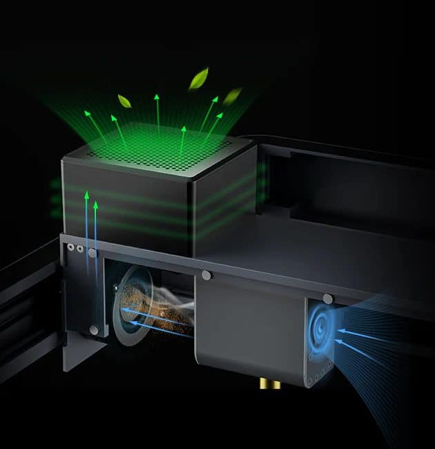 Elegoo Phecda Laserskærer og gravér maskine med Effektivt filtreringssystem