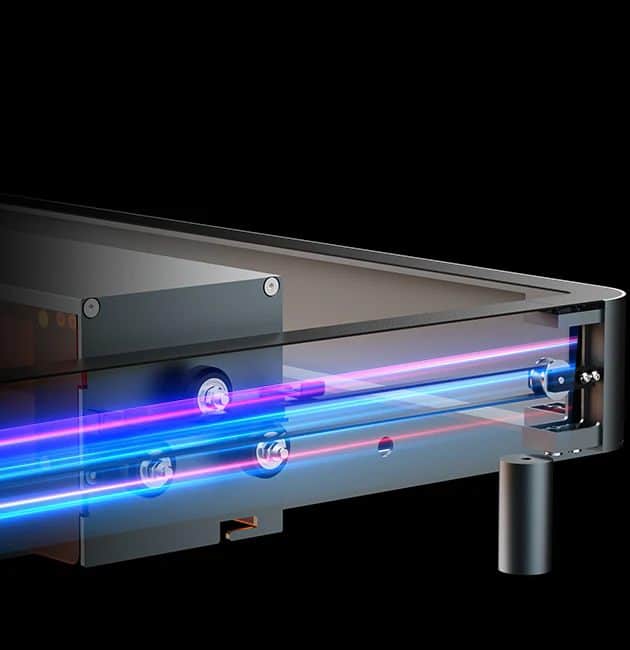 Elegoo Phecda laserskærer og gravér maskine med Stabil og støjsvag bevægelse