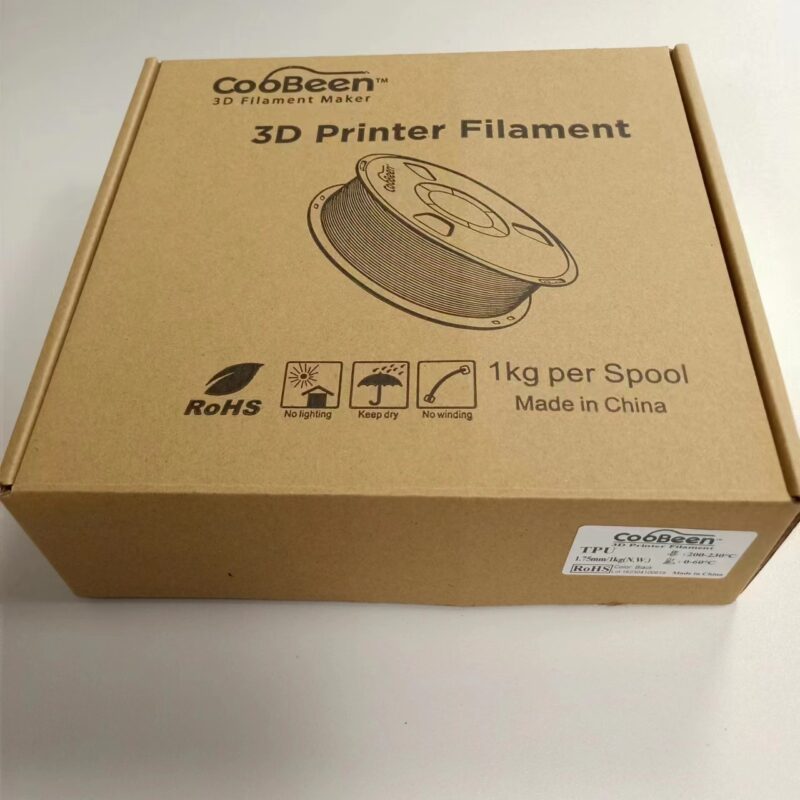 CooBeen TPU filament black fra 3D Printeq