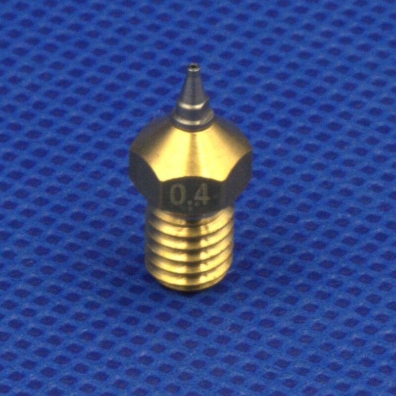 V6/MK8 Airbrush dyser/nozzle til detaljer - (0.2 mm) / (0.3 mm) / (0.4 mm) hod 3D Printeq